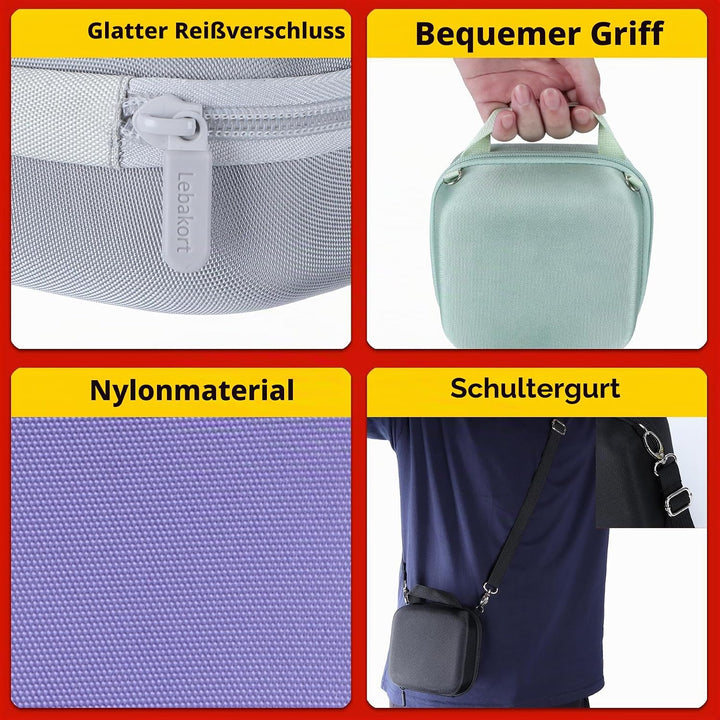 Hart Schutz Hülle Etui Tasche für INSTAX Mini 12 Sofortbildkamera/INSTAX Mini 11 Sofortbildkamera (H