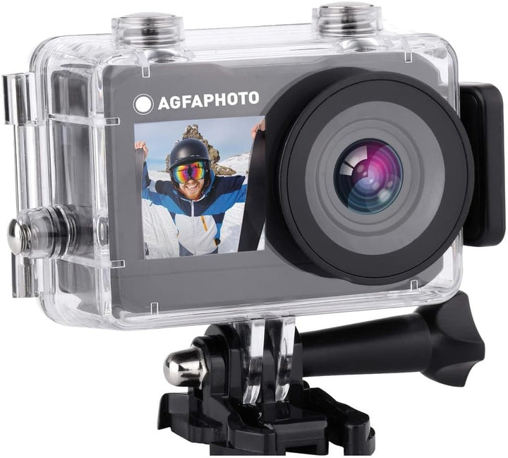 AgfaPhoto Photo Realimove AC7000 – Digital-Action-Kamera, wasserdicht 30 m (True 2,7 K, 16 MP, Dual-