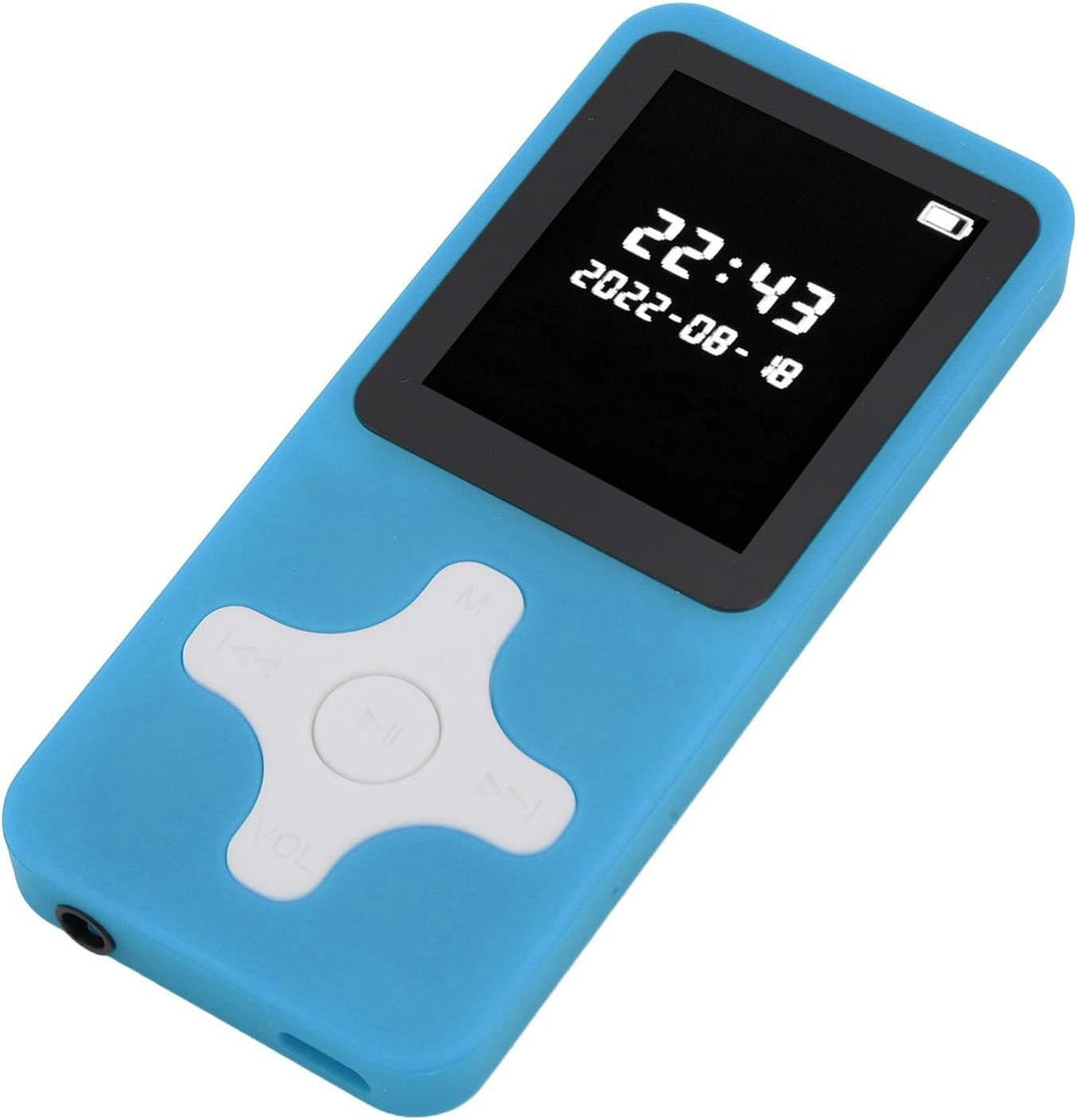 MP3-Player, Bluetooth 5.0 1,77 Zoll LCD-Musik-Player mit FM-Radio-Recorder, Wecker, Elektronischem B