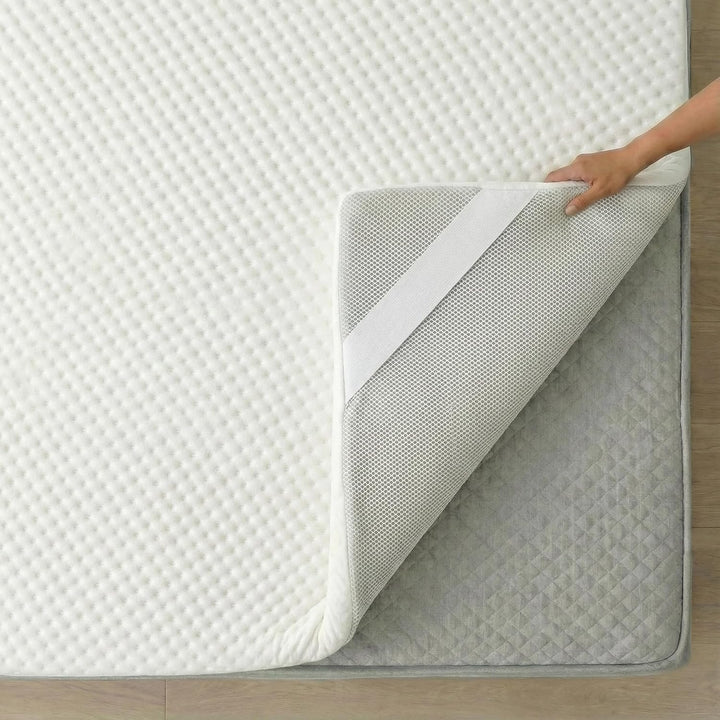 Matratzen Topper 160x200 cm | Höhe 4CM H2&H3 | Abnehmbarer und waschbarer Überzug | Linderung von Mu