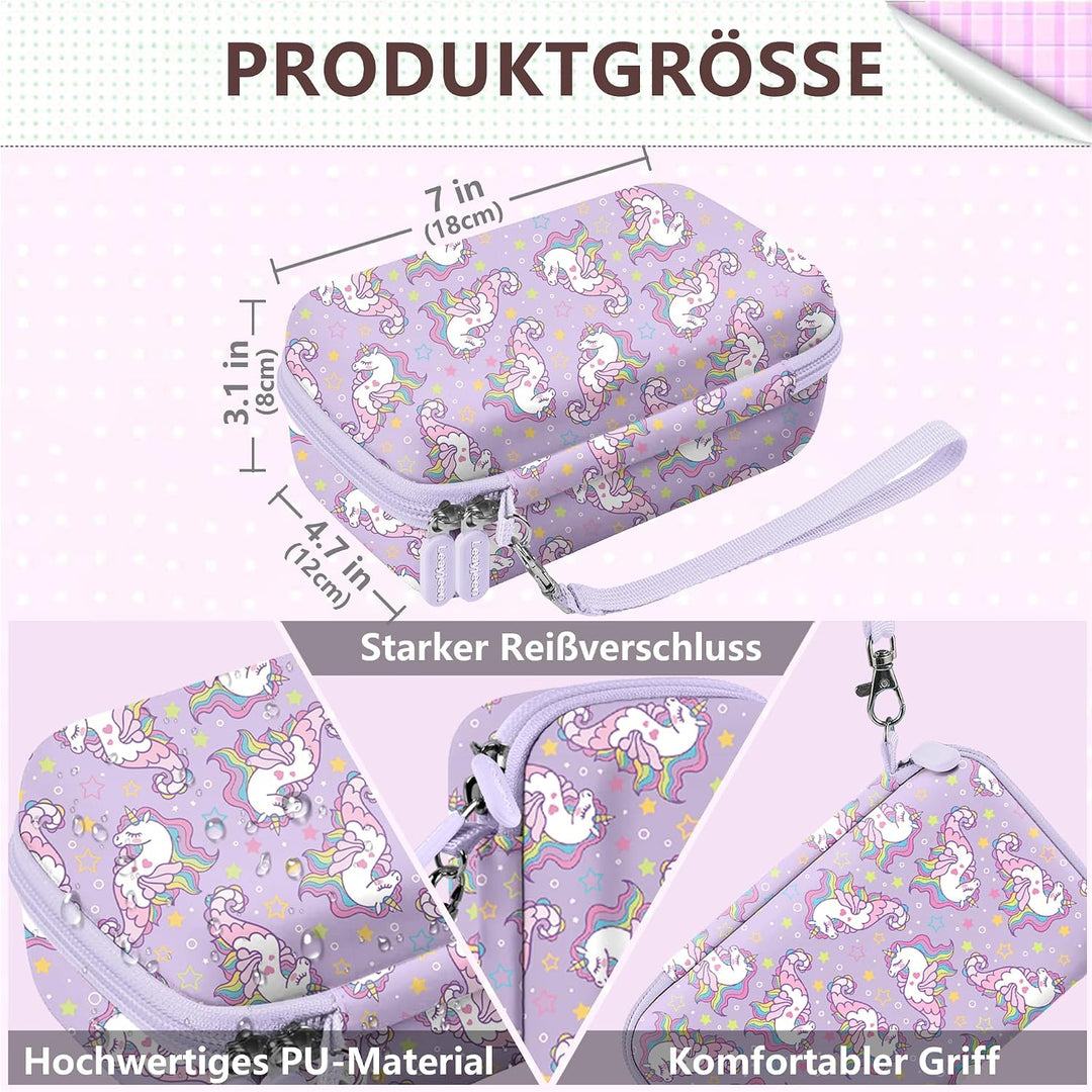 Leayjeen Kinderkamera Tasche Kompatibel mit HiMont/GREENKINDER/Hiievpu/CalineGam/Gofunly/AMCLID/ulew