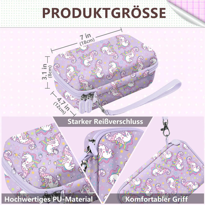 Leayjeen Kinderkamera Tasche Kompatibel mit HiMont/GREENKINDER/Hiievpu/CalineGam/Gofunly/AMCLID/ulew