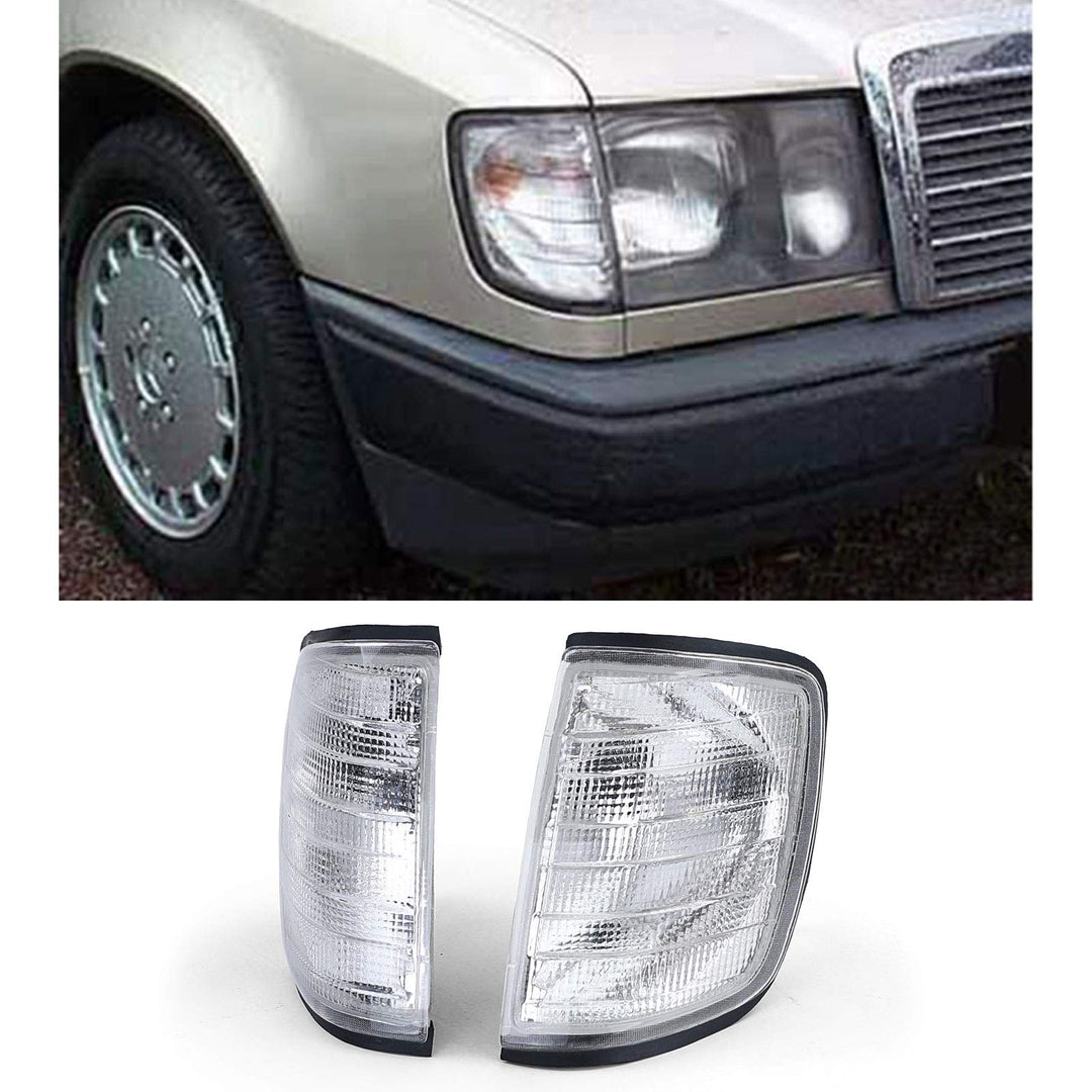 Carparts-Online Blinker Weiss Paar für Mercedes E-Klasse W124 C124 S124 85-95