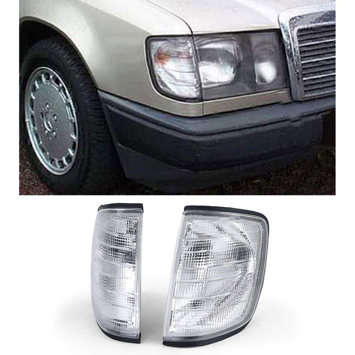 Carparts-Online Blinker Weiss Paar für Mercedes E-Klasse W124 C124 S124 85-95