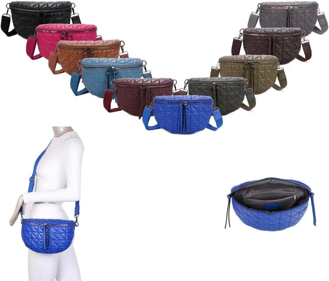 OBC Damen Tasche Nylontasche Gürteltasche Brusttasche Crossbody Hüfttasche Bauchtasche Bodybag Umhän