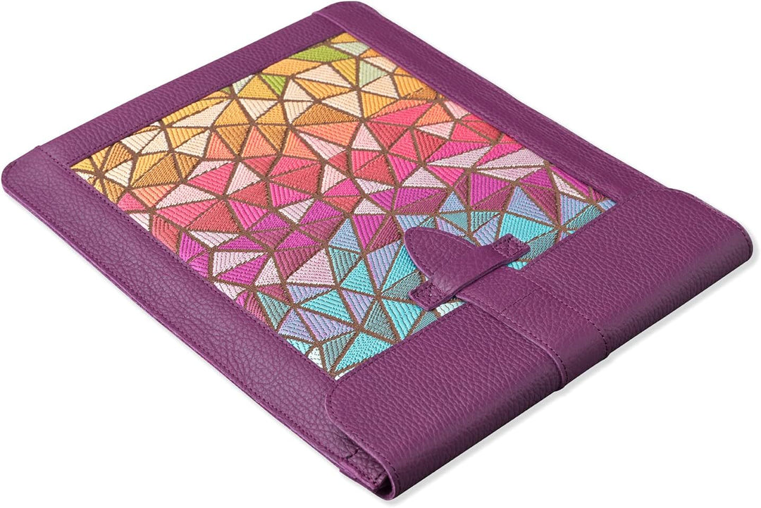 LONDO Echtleder-Ärmeltasche für Ipad - Small Purple Small, Purple Small