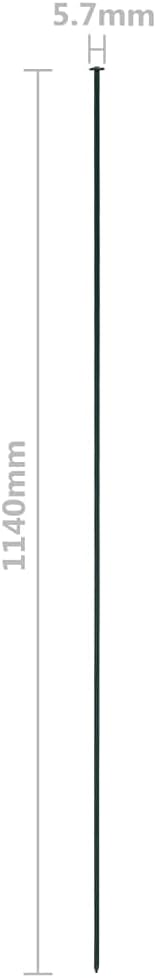 vidaXL Gartenzaun Set Teichzaun Schutzzaun Gitterzaun Steckzaun Zaun-Set Garten Zaun niedrig Poolzau