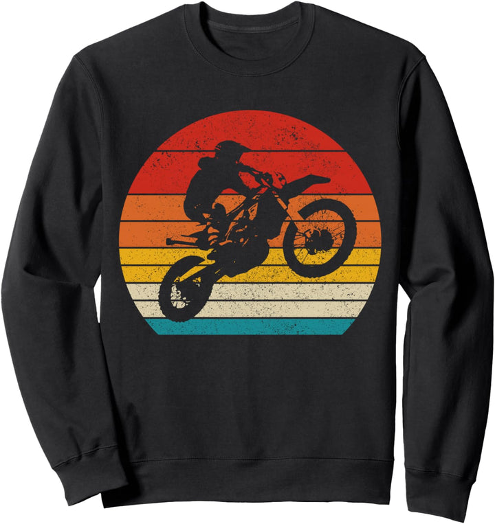Dirt Bike Vintage Motocross MX Enduro Motorrad Biker Sweatshirt