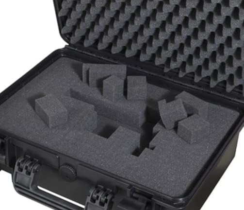 TOMcase Outdoor Schutzkoffer wasserdicht 34x30x15 cm - Hardcase Koffer IP67 | Transportkoffer mit Ra