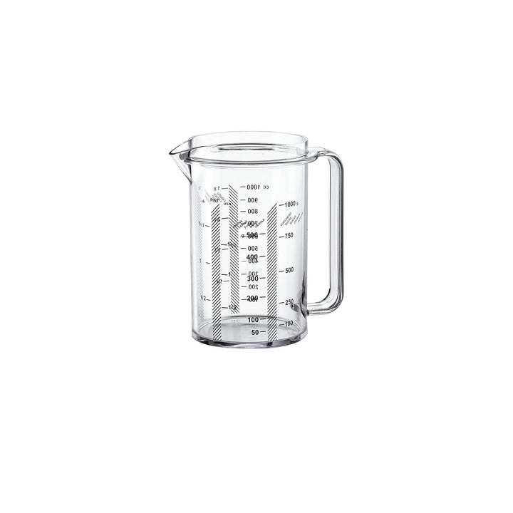 Guzzini - Kitchen Active Design, Masskrug - Transparent, 13 x 17 x h19 cm | 1000 cc - 01320100