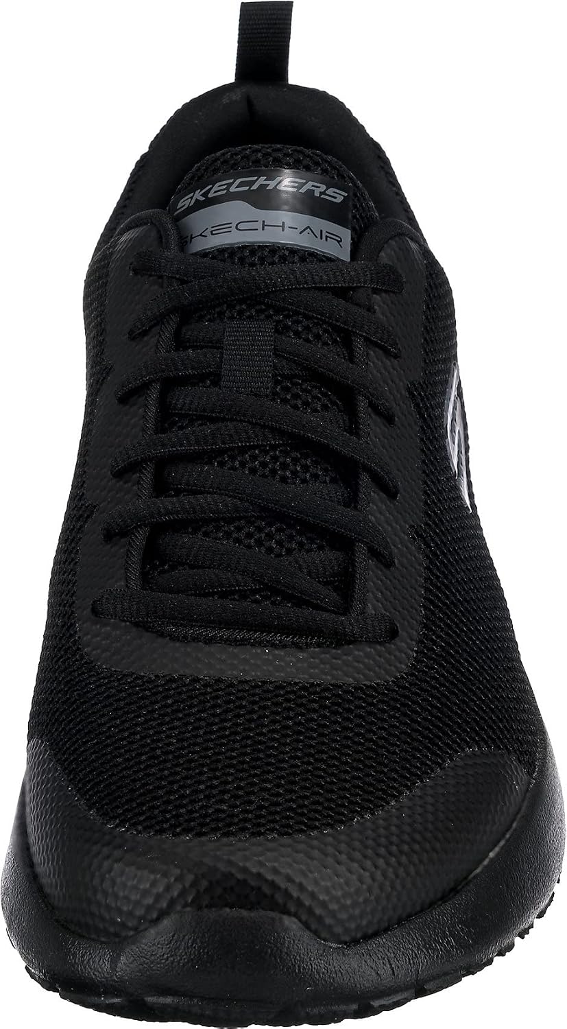 Skechers Herren Skech-air Dynamight Winly Sneaker 39.5 EU Black Knit Synthetic Black Trim, 39.5 EU B