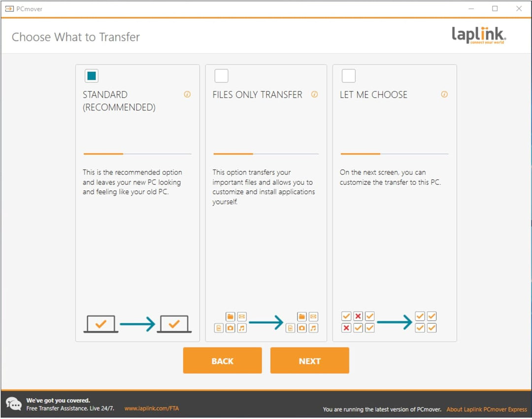 LAPLINK Easy Transfer USB 3.0 Super Speed Kabel & PCmover – 5 Gbps USB Transferkabel inkl. Software