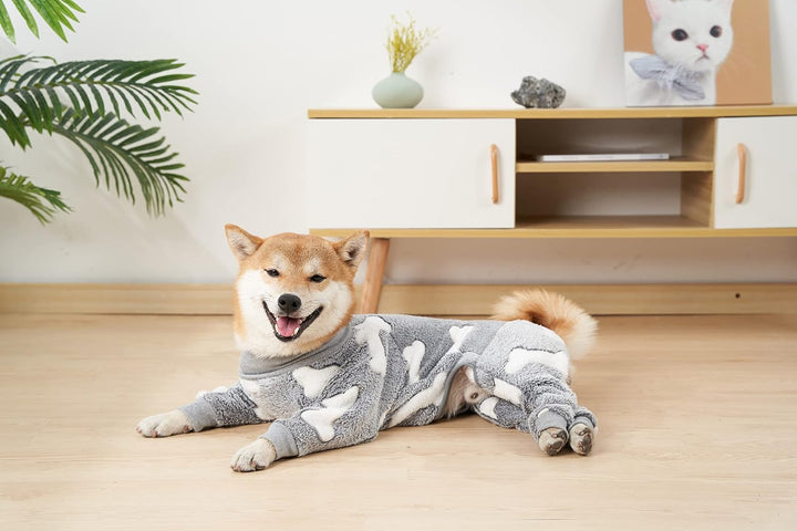Hund Overall, Haustier Winter Flanell Vierbeinige Warme Pyjamas, Kaltes Wetter Hund Onesie, Winterkl