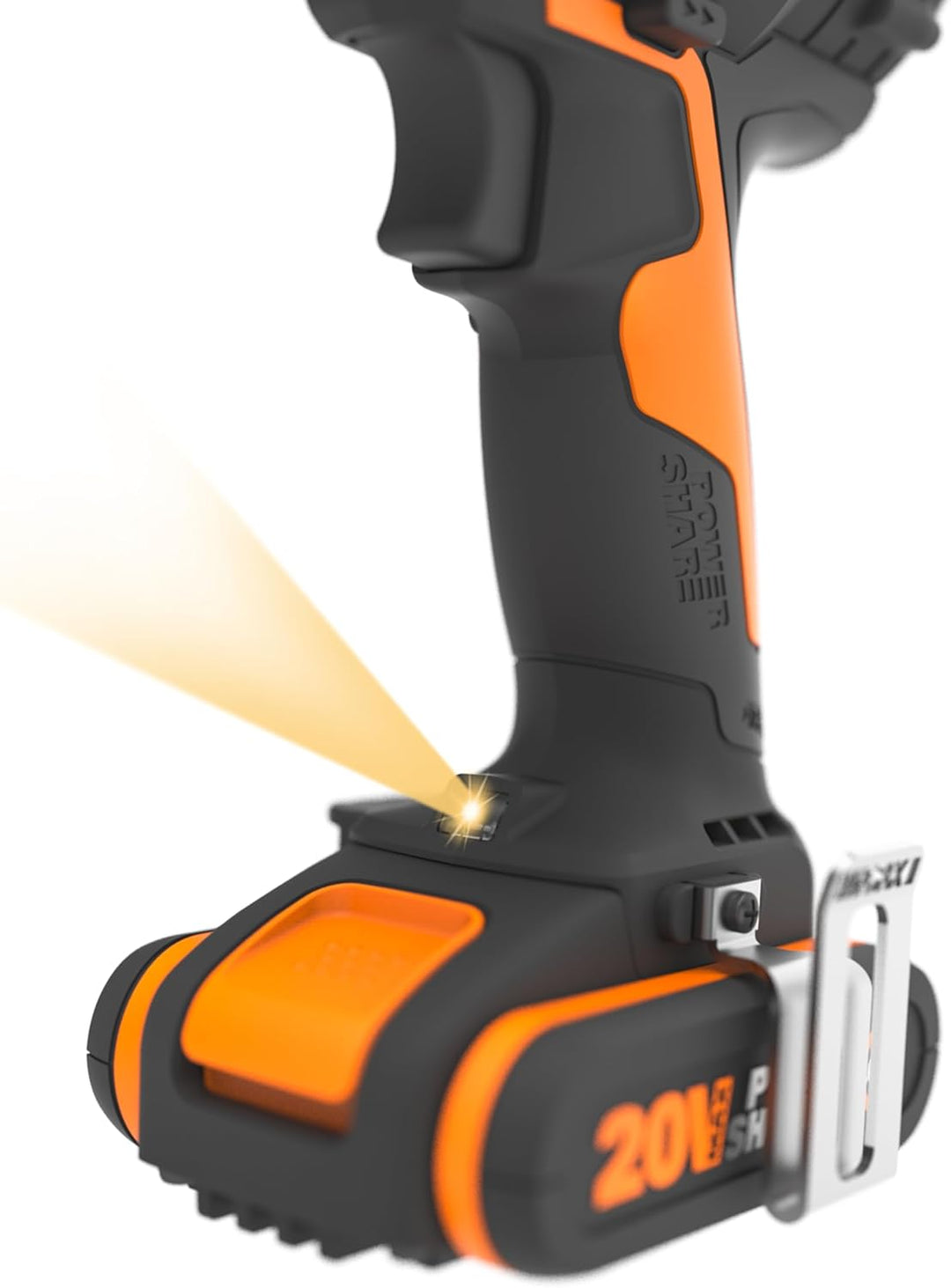 WORX 18V(20V MAX) Akku-Schlagbohrmaschine WX-JCR, PowerShare, bürstenloser Motor, 50Nm, variable Dre
