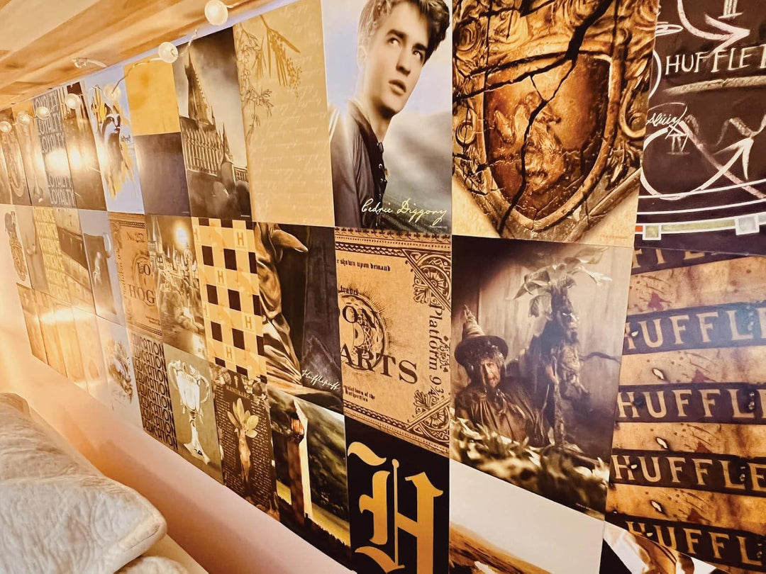 Conquest Journals Harry Potter Hufflepuff Wandcollage-Set, 10,2 x 15,2 cm, offizielle Kunstdrucke au