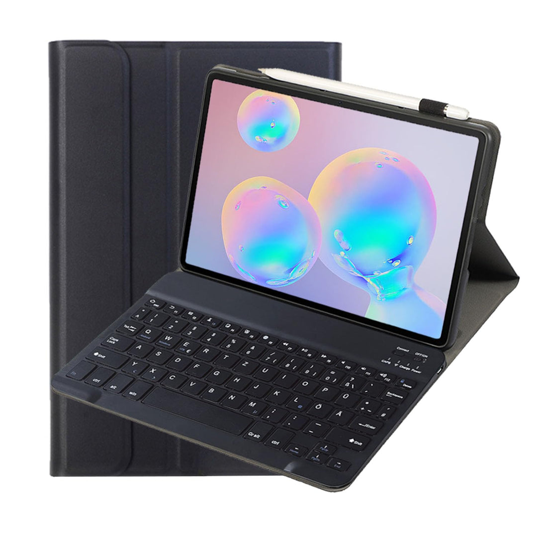 Tastatur Hülle für Samsung Galaxy Tab S6/S6 5G 10,5" Hülle mit Tastatur Deutsches QWERTZ Layout Magn