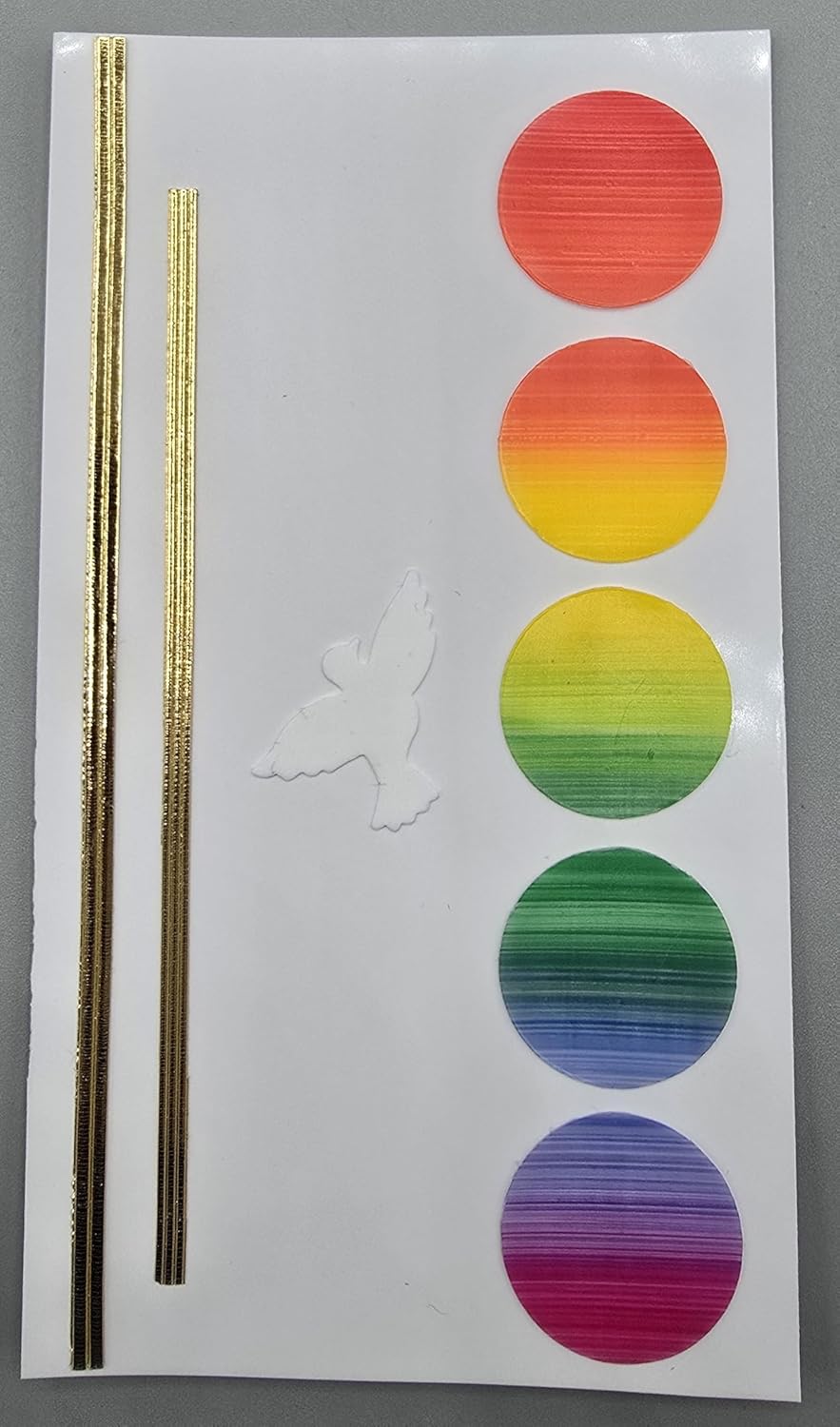 Silkes-Kerzenladen komplettes BASTEL-SET für Kommunionkerzen und Taufkerzen Motiv + Beschriftung (Bl