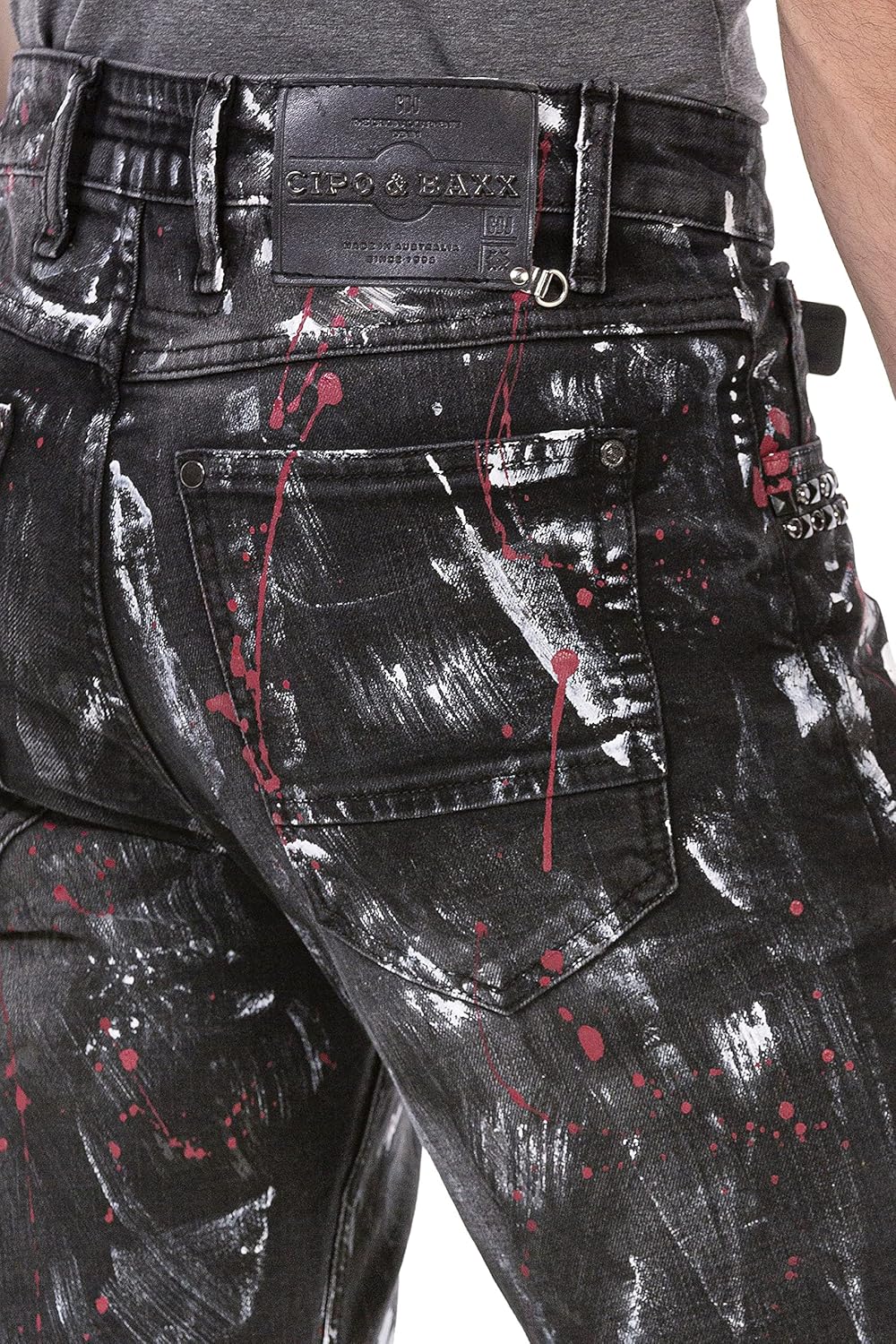 Cipo & Baxx Herren Regular Fit Jeanshose Denim Pants Jeans Hose, Cd700-s