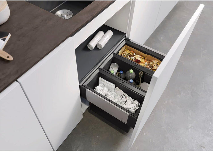 BLANCO SELECT II 60/3 60 cm Unterschrank - Ohne Organisationsschublade 3 Eimer Version