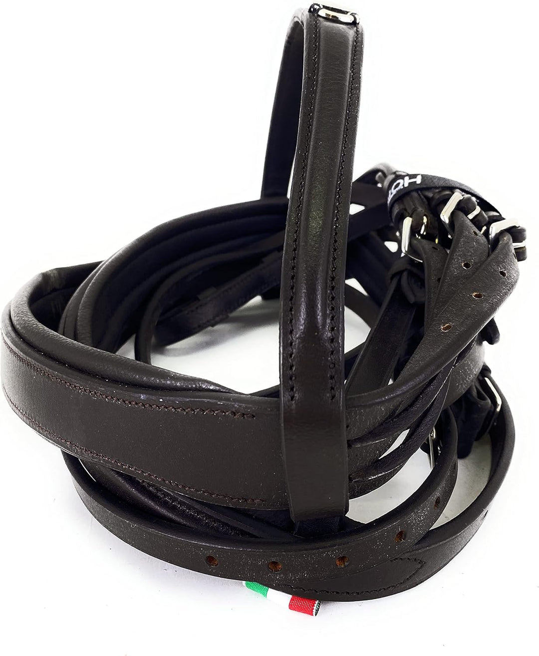 Horses Leder Trensezaun Snaffle Braun Full, Braun Full