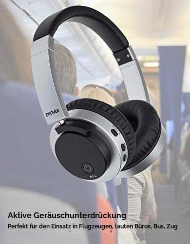 Denver 'BTN-206' Bluetooth On-Ear Kopfhörer Schwarz, Schwarz