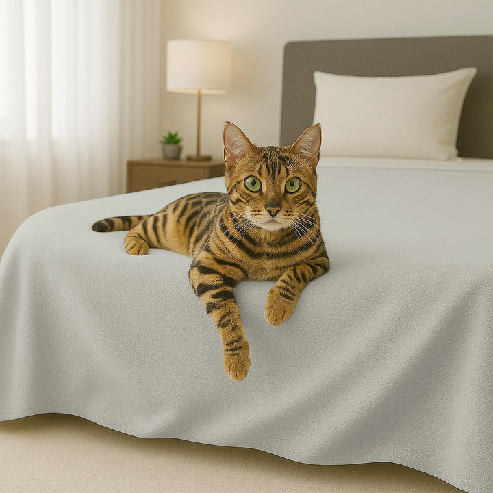 Byour3 - Bettüberwurf Bio-Baumwolle Gemischte Doppelbett Einzelbett Queen Size Bettdecke Sommer Früh