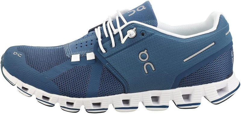 ON Damen Cloud Sneaker 37 EU Denim White, 37 EU Denim White