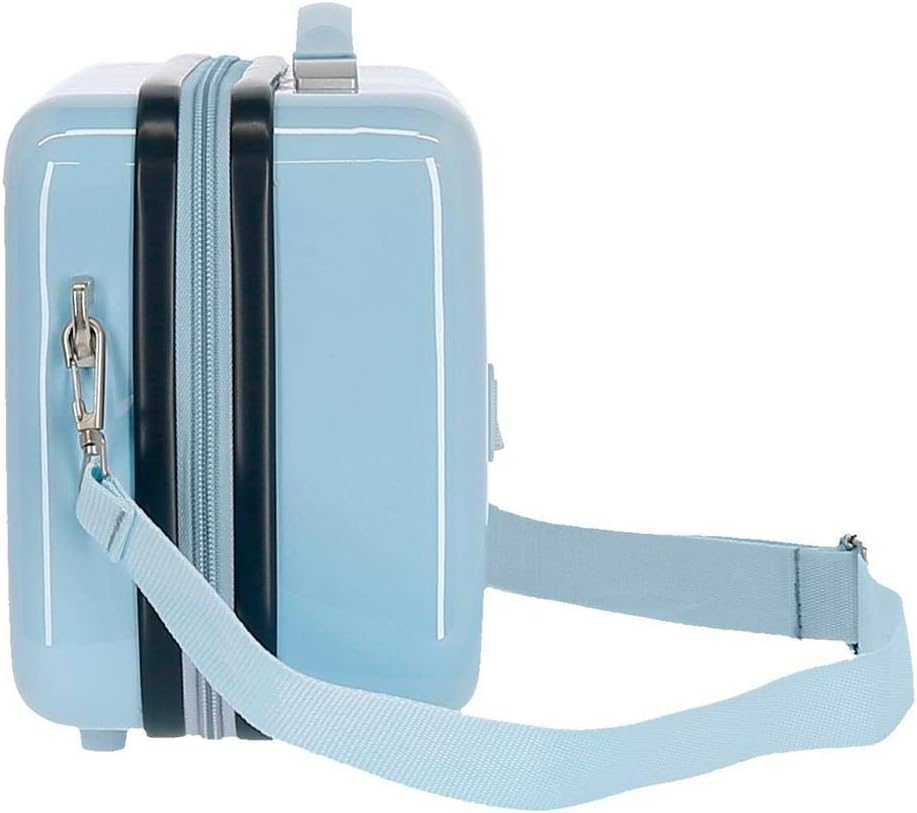 Disney Aristogatos Kulturbeutel, anpassbar, mit Schultertasche, Blau, 29 x 21 x 15 cm, starr, ABS 9,