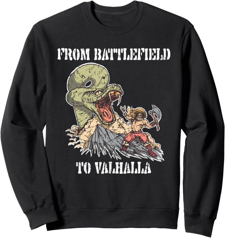 Wikinger Mythologie, Vom Schlachtfeld nach Walhalla, Krieger Sweatshirt