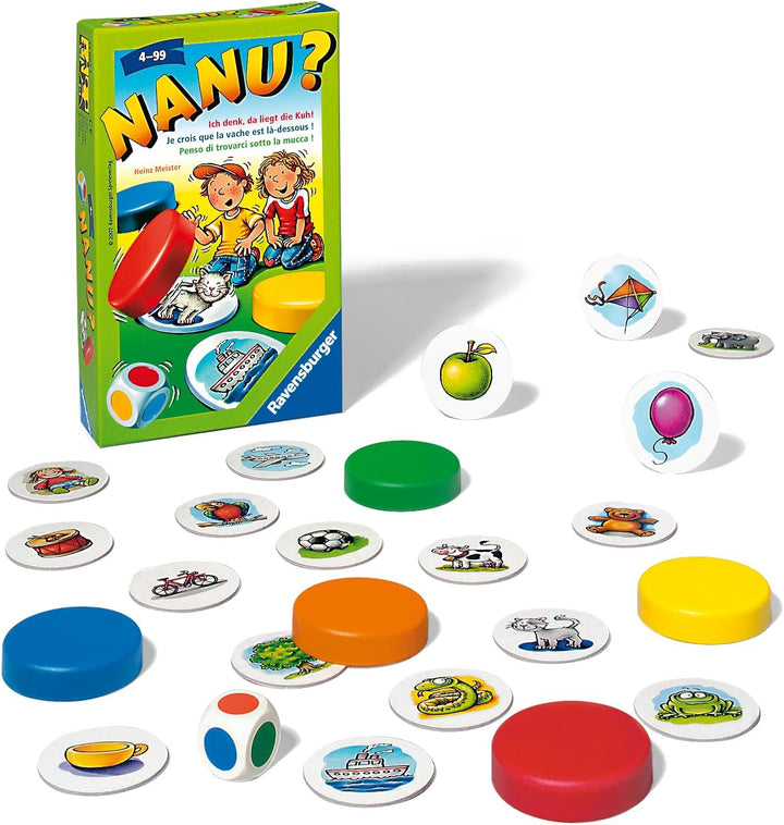 Ravensburger 23119 - Max Mümmelmann, Mitbringspiel für 2-4 Spieler & 23063 - Nanu? Mitbringspiel für