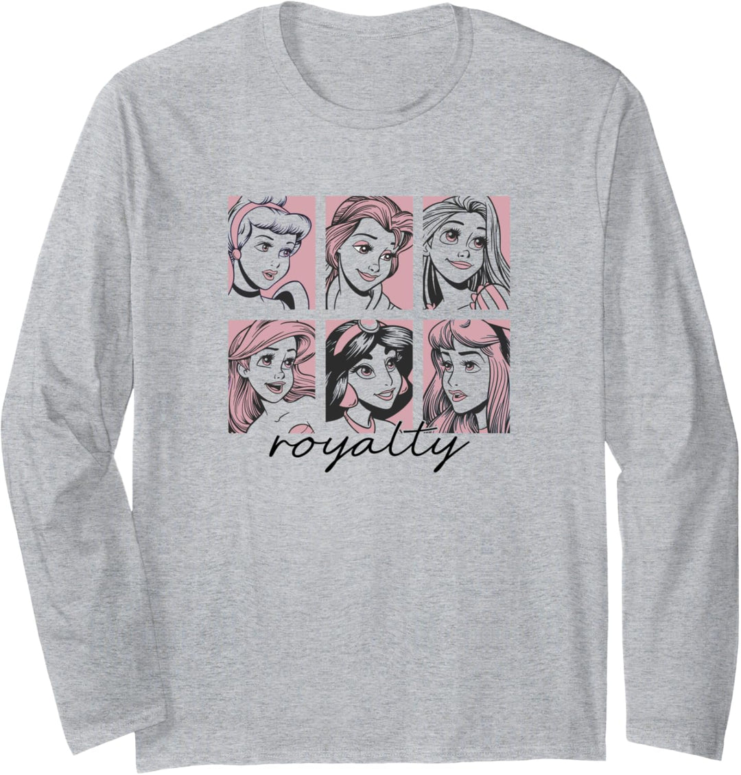 Disney Princess Royalty Panels Langarmshirt