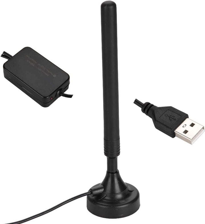 Annadue 308PLUS FM Radio Antenne, 25 dB Verstärkung, 85 112 MHz Hochempfindlicher USB FM Antennenver