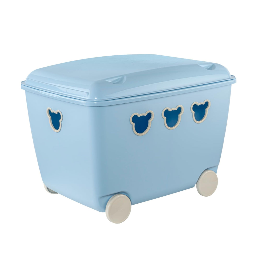 BranQ - Home essential - Multifunktionsbehälter für Spielzeug Bear 55 l, BPA-freier Kunststoff PP, B