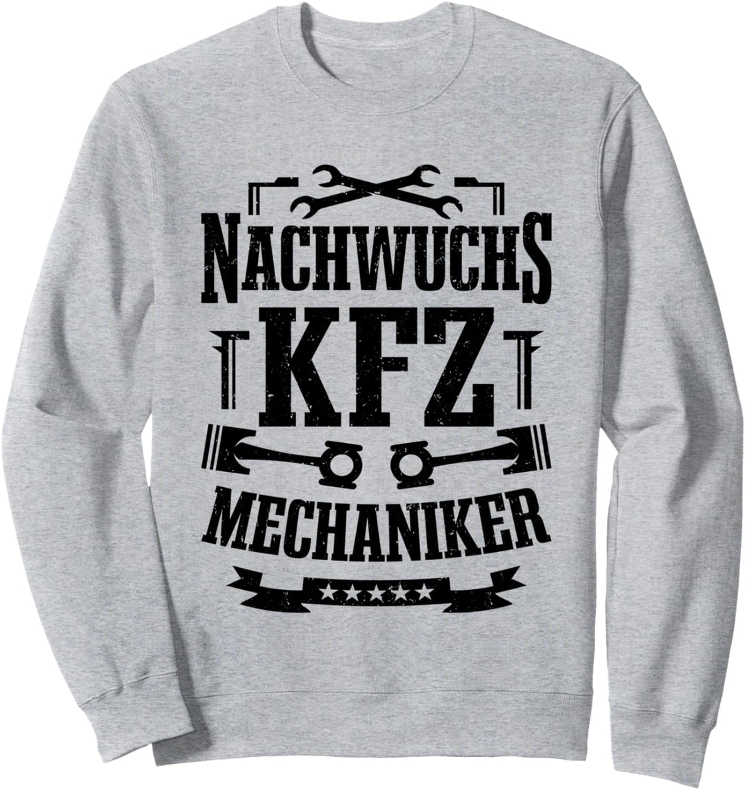 Nachwuchs KFZ Mechaniker Kinder Werkstatt Auto Motorkolben Sweatshirt