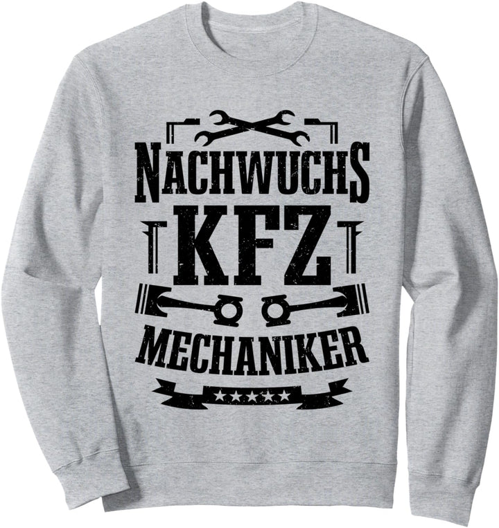 Nachwuchs KFZ Mechaniker Kinder Werkstatt Auto Motorkolben Sweatshirt