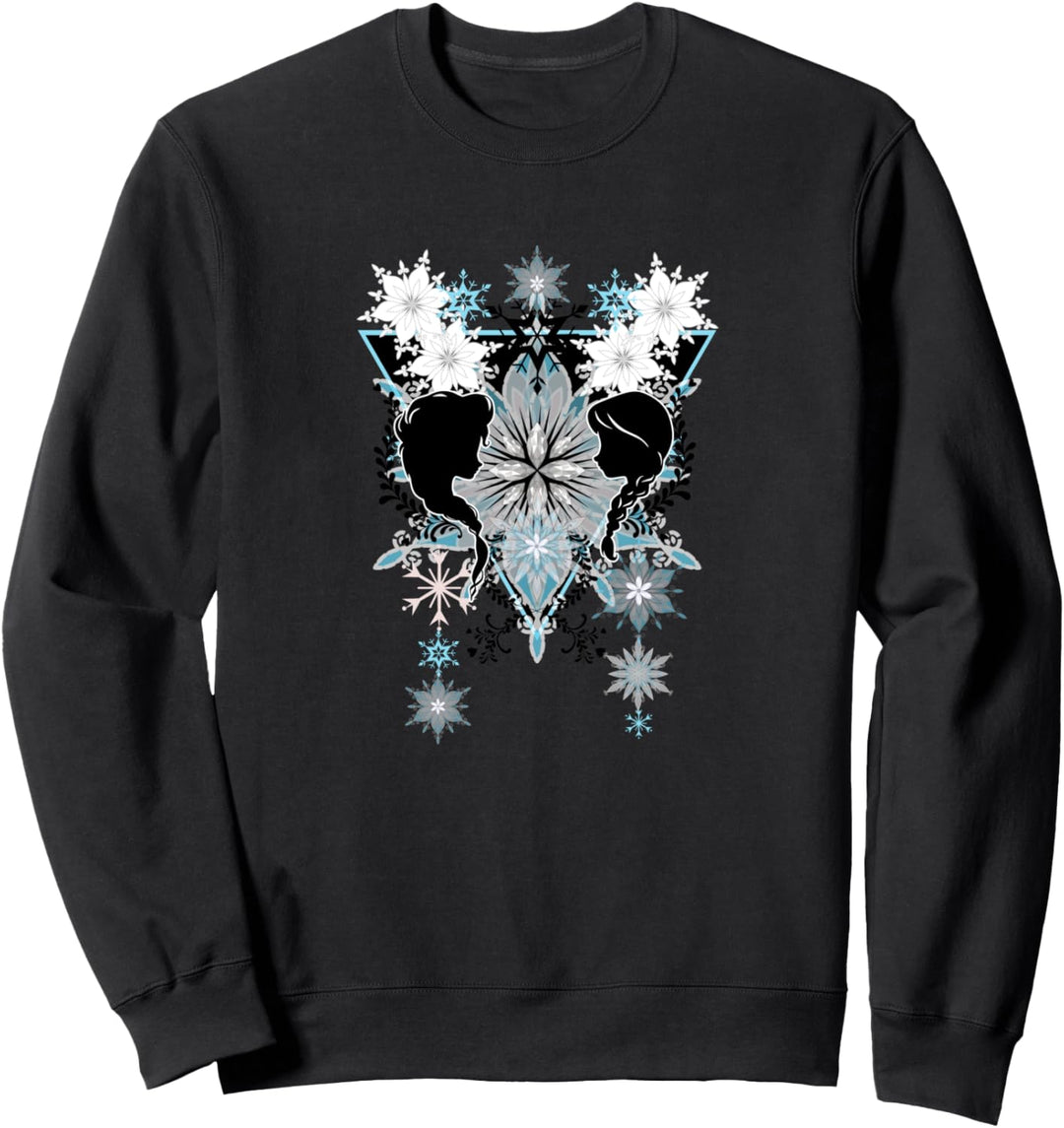 Disney Frozen Elsa Anna Snowflake Boho Sweatshirt