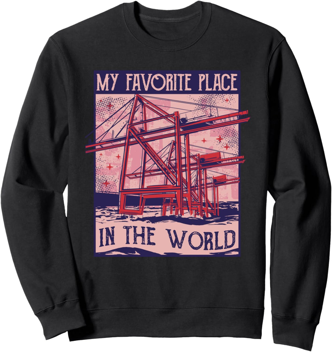 Mein Lieblingsplatz In Der Welt Ort Favorit Orte Ozean Sweatshirt
