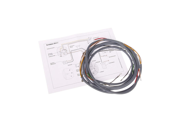 Kabelbaumset Spatz SR4-1 (grau) mit Schaltplan