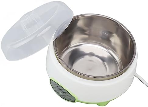 Haofy 15-W-Joghurtbereiter, Edelstahl-Joghurtmaschinenbehälter für Selbstgemachten DIY-Joghurt (EU-S