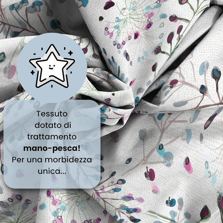 Italian Bed Linen Fantasy Bettwäsche, Flor, Einzelne Flor Einzelne, Flor Einzelne