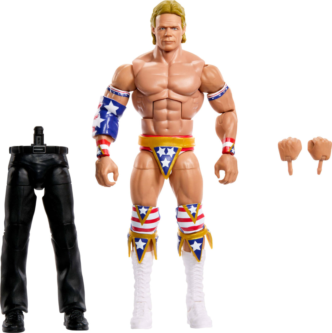 Mattel WWE Elite Collection Actionfigur, SummerSlam Lex Luger Sammlerstück mit Zubehör & Schiedsrich