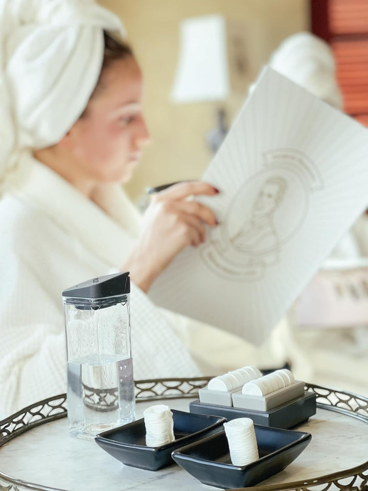 NAPKIN® CREHO SET Servierset für komprimierte Trockentücher / Servietten, bestens geeignet für Empfa