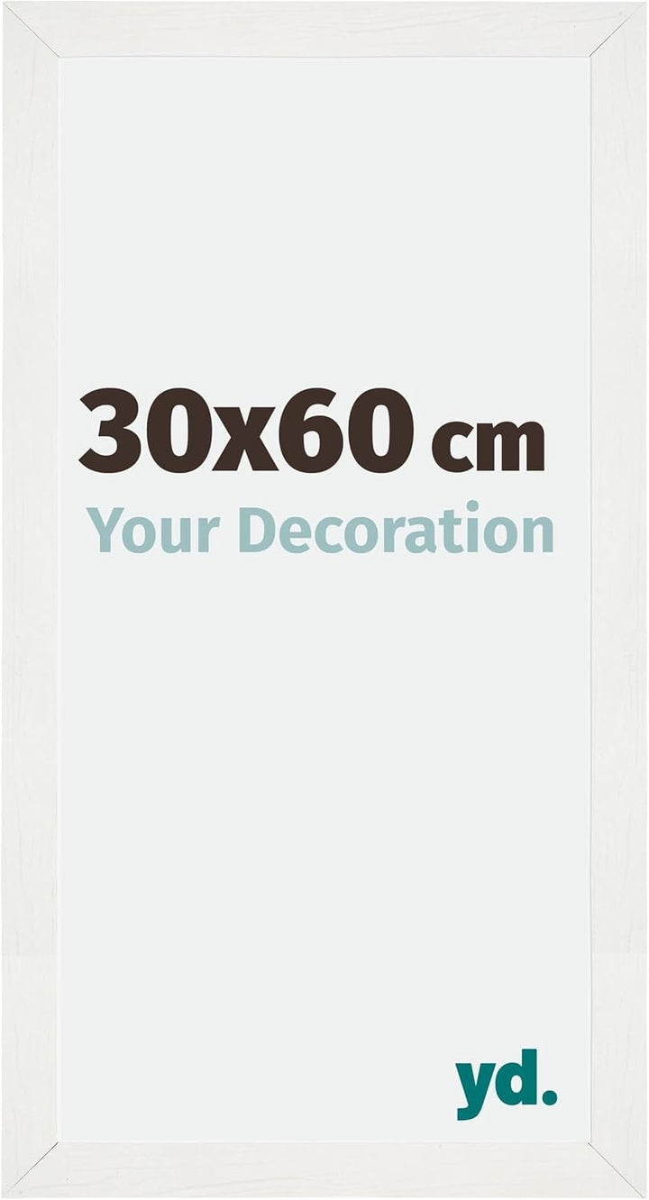 yd. Your Decoration - Bilderrahmen 30x60 cm - Bilderrahmen aus MDF mit Acrylglas - Antireflex - Ausg