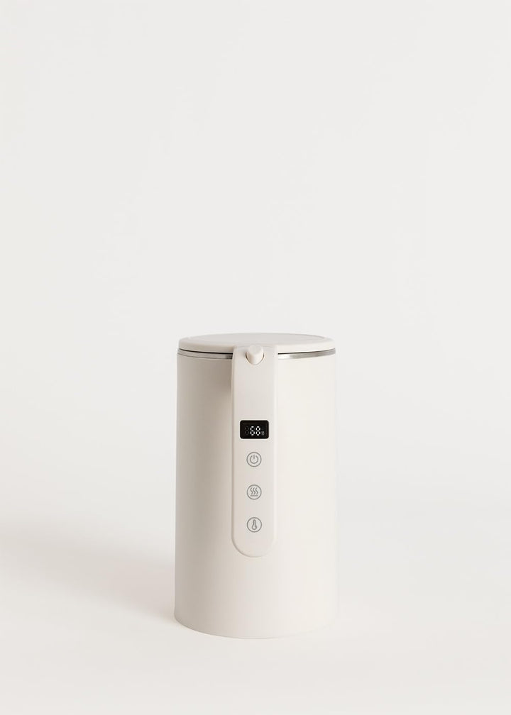 CREATE/KETTLE STUDIO PRO/Elektrischer Wasserkocher 1L Cremeweiss/Temperaturregelung, Warmhaltefunkti