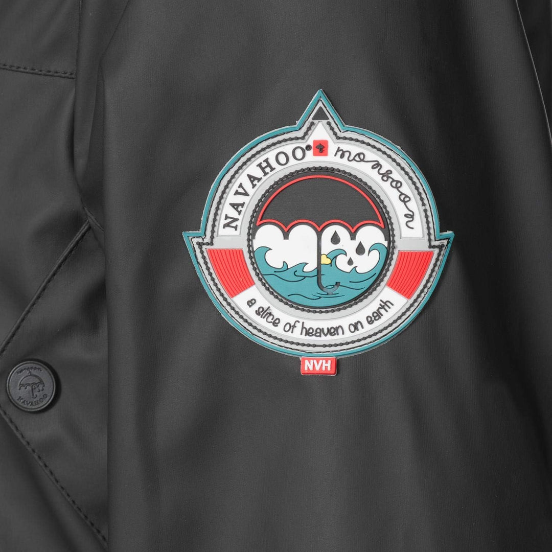 Navahoo Damen wasserdichter gefütterter Regenmantel Deike XS Schwarz, XS Schwarz