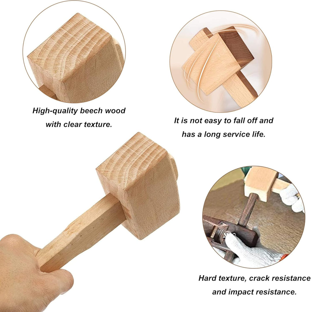 Holzhammer Holzbearbeitungshammer Professionelle Holzbearbeitung Hammer Holzbearbeitungswerkzeug Buc