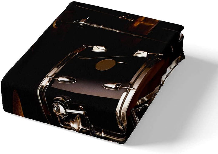 Homewish Schlagzeug Bettwäsche Set Klassische Musik Trösterbezug Musikinstrument Bettbezug Orange Pr