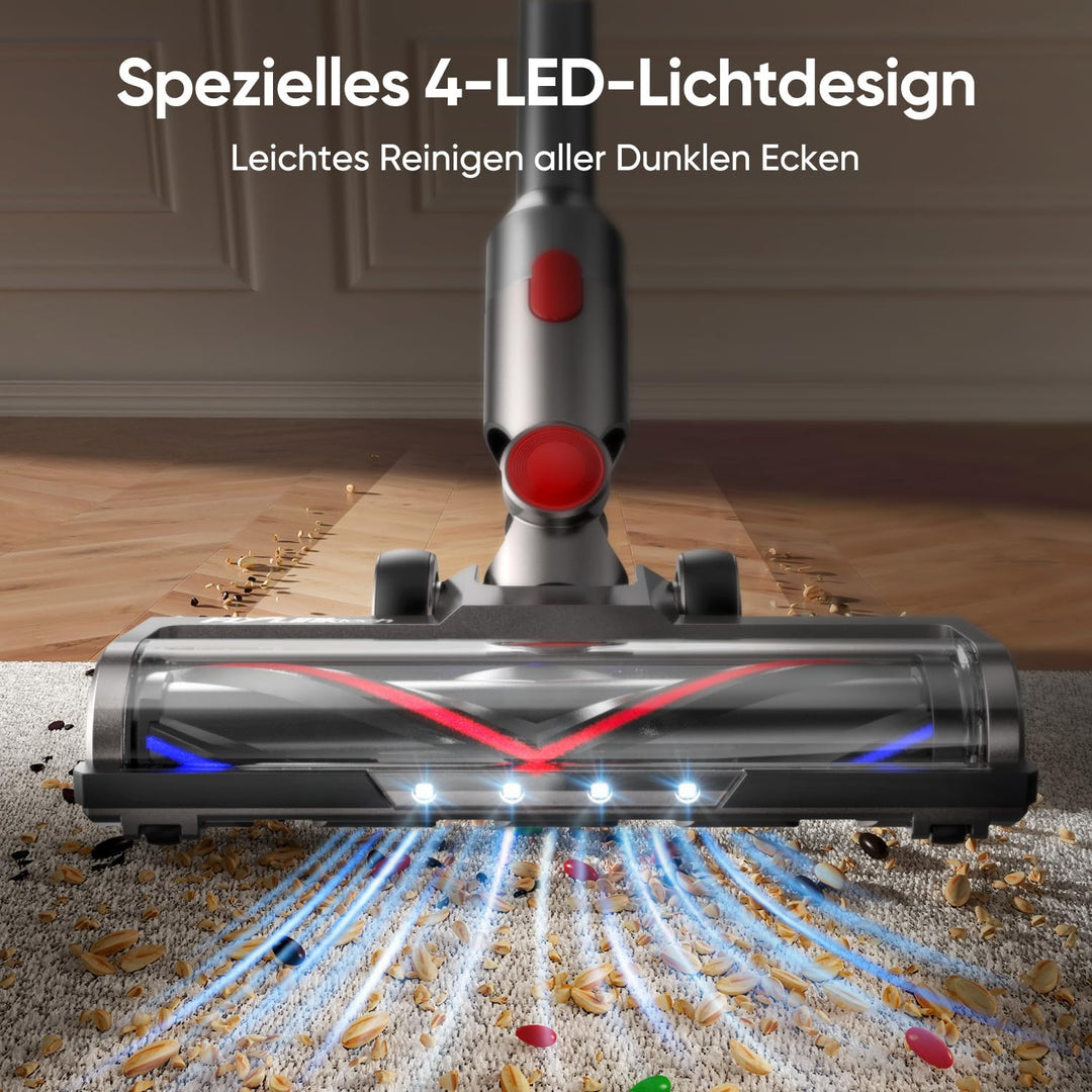 FLYLINKTECH Bodendüse kompatibel mit Dyson V7, V8, V10, V11 und V15 Staubsaugern, Elektrobürste mit