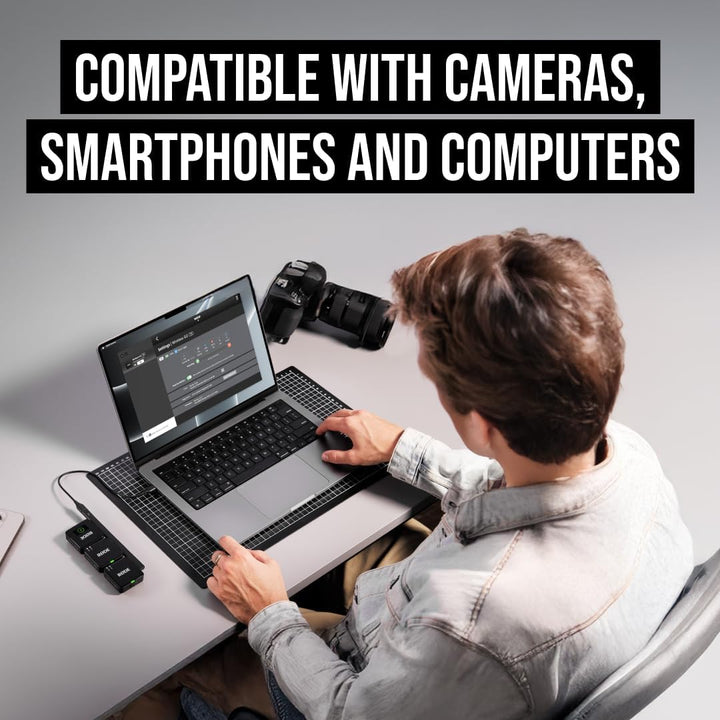 RØDE Wireless GO (Gen 3) – Kompakter kabelloser Mikrofon – Kristallklarer Klang, 32-Bit Float Aufnah