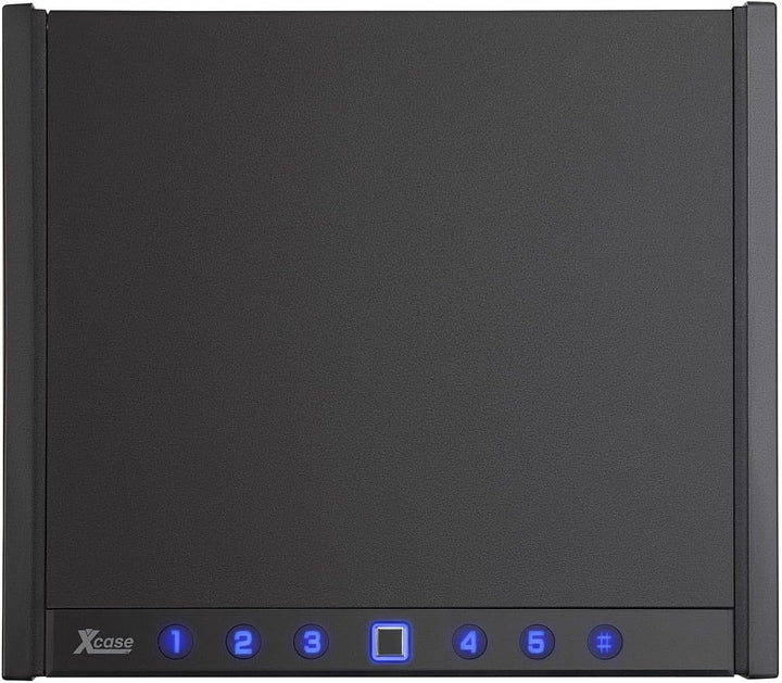 Xcase Safe: Smarter Tresor mit biometrischer Fingerabdruckerkennung, App (Safe Tresor mit Schlüssel,